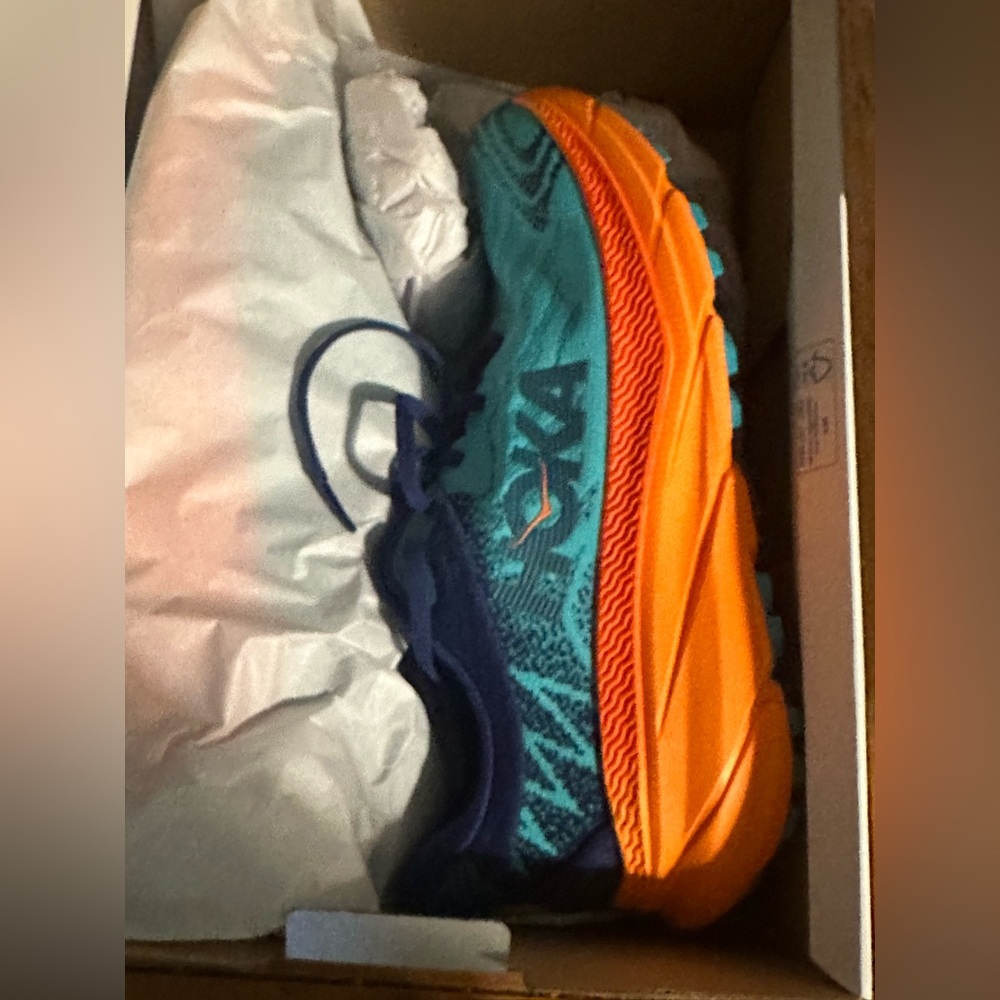 Hoka One One Challenger ATR 7 Wide - Blue and Orange